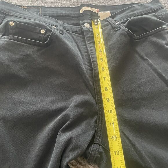 LEVI'S 550 Relaxed Boot Cut Jeans Women's Plus 20 M Black 5 Pocket Design EUC - Picture 5 of 12